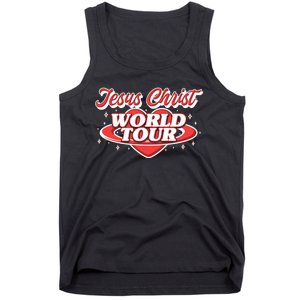 Jesus World Tour Christian Music Faith Concert Tank Top