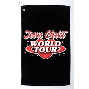 Jesus World Tour Christian Music Faith Concert Platinum Collection Golf Towel