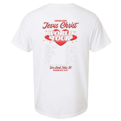 Jesus World Tour Christian Music Faith Concert Garment-Dyed Heavyweight T-Shirt