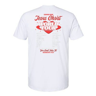 Jesus World Tour Christian Music Faith Concert Softstyle CVC T-Shirt