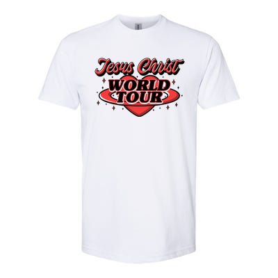 Jesus World Tour Christian Music Faith Concert Softstyle® CVC T-Shirt