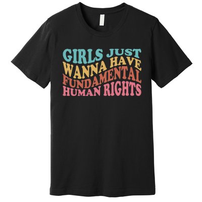 Just Want to Have Fundamental Human Rights Feminist Premium T-Shirt