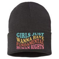 Just Want to Have Fundamental Human Rights Feminist Sustainable Knit Beanie