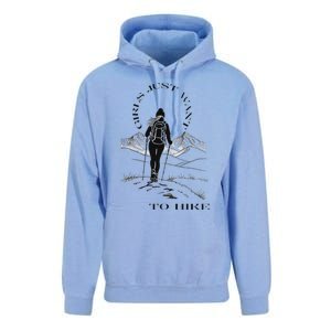 Just Want To Hike Hiking Unisex Surf Hoodie