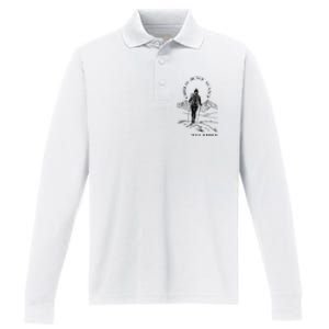 Just Want To Hike Hiking Performance Long Sleeve Polo