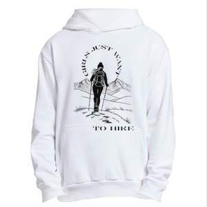 Just Want To Hike Hiking Urban Pullover Hoodie