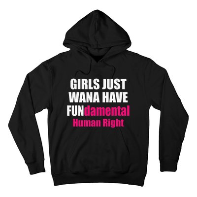 Just Want To Have Fundamental Human Rights Feminist Hoodie