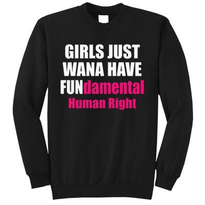 Just Want To Have Fundamental Human Rights Feminist Sweatshirt