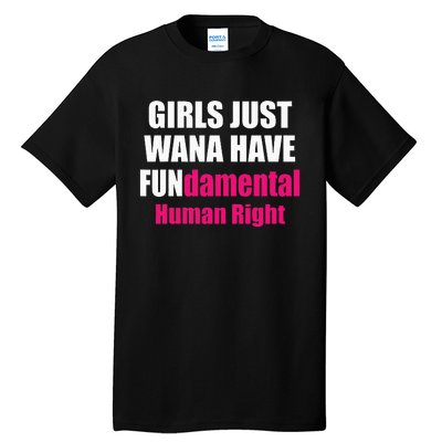 Just Want To Have Fundamental Human Rights Feminist Tall T-Shirt