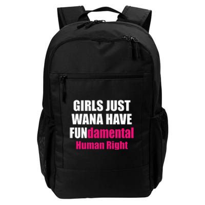 Just Want To Have Fundamental Human Rights Feminist Daily Commute Backpack