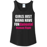 Just Want To Have Fundamental Human Rights Feminist Ladies Essential Tank