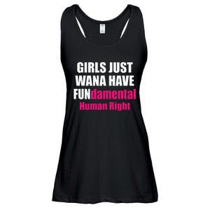 Just Want To Have Fundamental Human Rights Feminist Ladies Essential Flowy Tank