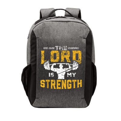 Jesus Workout The Lord Is My Strength Christian Gym Vector Backpack