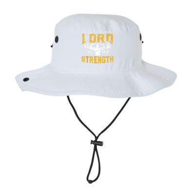 Jesus Workout The Lord Is My Strength Christian Gym Legacy Cool Fit Booney Bucket Hat