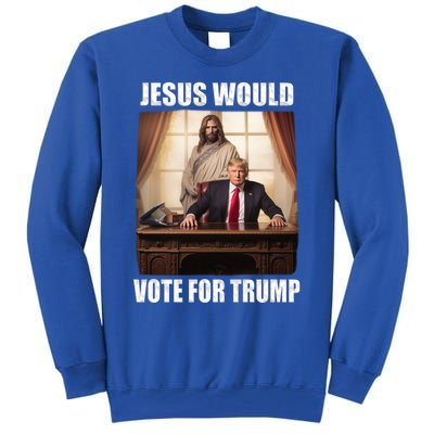 Jesus Would Votes For Trump 2024 Election Gift Tall Sweatshirt