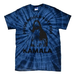 Jesus Would Vote For Kamala Harris Walz 2024 Tie-Dye T-Shirt