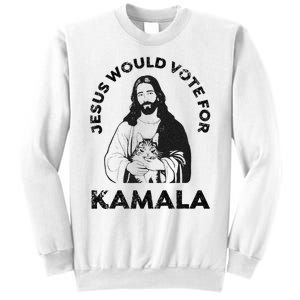 Jesus Would Vote For Kamala Harris Walz 2024 Sweatshirt