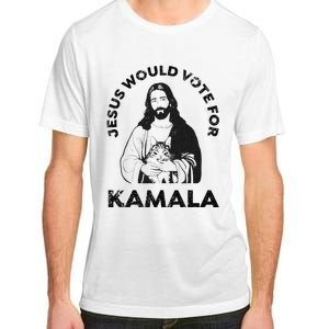 Jesus Would Vote For Kamala Harris Walz 2024 Adult ChromaSoft Performance T-Shirt