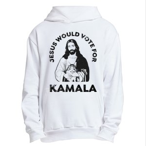 Jesus Would Vote For Kamala Harris Walz 2024 Urban Pullover Hoodie