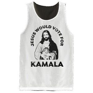 Jesus Would Vote For Kamala Harris Walz 2024 Mesh Reversible Basketball Jersey Tank