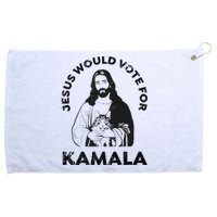 Jesus Would Vote For Kamala Harris Walz 2024 Grommeted Golf Towel