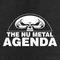 Justin Whang Wearing The Nu Metal Agenda 7 Panel Mesh Trucker Snapback Hat