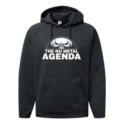 Justin Whang Wearing The Nu Metal Agenda Performance Fleece Hoodie