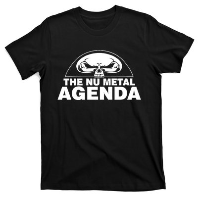 Justin Whang Wearing The Nu Metal Agenda T-Shirt