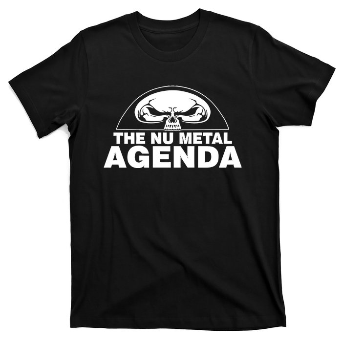 Justin Whang Wearing The Nu Metal Agenda T-Shirt