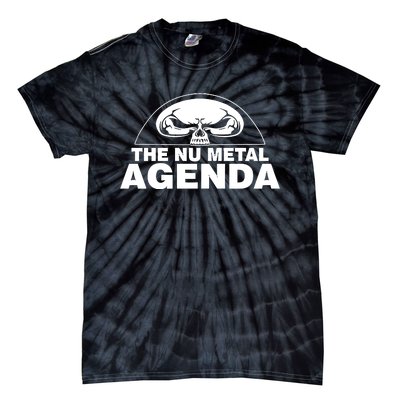 Justin Whang Wearing The Nu Metal Agenda Tie-Dye T-Shirt