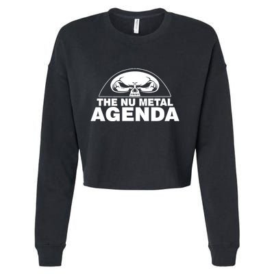 Justin Whang Wearing The Nu Metal Agenda Cropped Pullover Crew