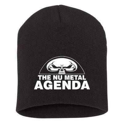 Justin Whang Wearing The Nu Metal Agenda Short Acrylic Beanie