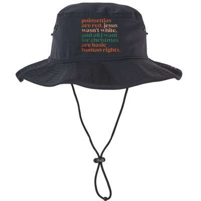 Jesus WasnT White Basic Human Rights I Want For Christmas Legacy Cool Fit Booney Bucket Hat