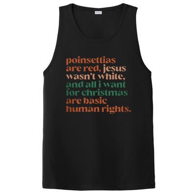 Jesus WasnT White Basic Human Rights I Want For Christmas PosiCharge Competitor Tank