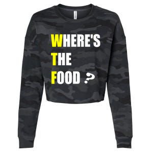 Jctee: Wtf Wheres The Food Gift Cropped Pullover Crew