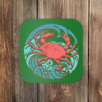 Japanese Water Wave Crab Coaster