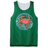 Japanese Water Wave Crab Mesh Reversible Basketball Jersey Tank