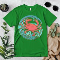Japanese Water Wave Crab Premium T-Shirt