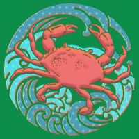 Japanese Water Wave Crab Premium T-Shirt