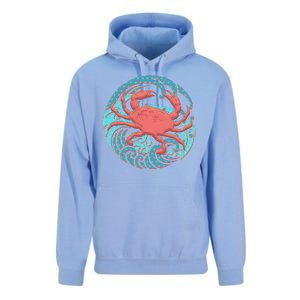 Japanese Water Wave Crab Unisex Surf Hoodie