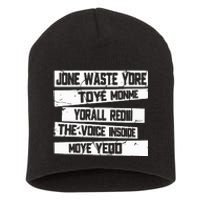 Jone Waste Yore Toye Monme Yorall Rediii  Short Acrylic Beanie