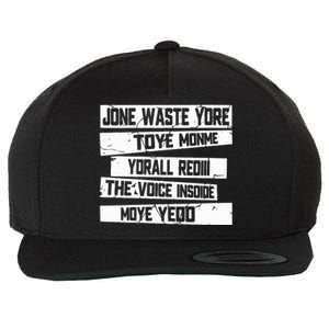 Jone Waste Yore Toye Monme Yorall Rediii  Wool Snapback Cap