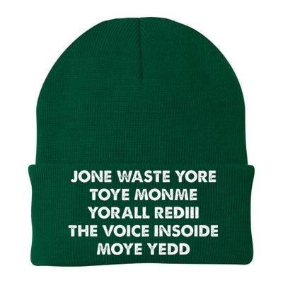 JONE WASTE YORE TOYE MONME YORALL REDIII THE VOICE Knit Cap Winter Beanie