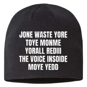 Jone Waste Yore Toye Monme Yorall Rediii Sustainable Beanie