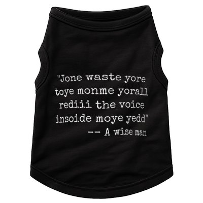 Jone Waste Yore Toye Monme Yorall Rediii Doggie Tank