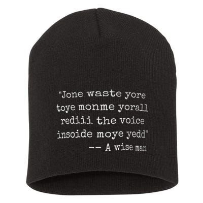 Jone Waste Yore Toye Monme Yorall Rediii Short Acrylic Beanie