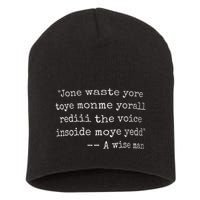 Jone Waste Yore Toye Monme Yorall Rediii Short Acrylic Beanie