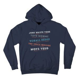 Jone Waste Yore Toye Monme Funny Pop Miss You Punk Lyrics Tall Hoodie