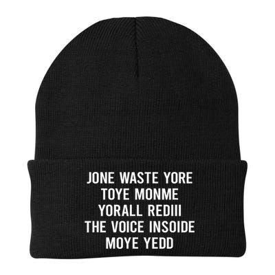 Jone Waste Yore Toye Monme Yorall Rediii The Voice Knit Cap Winter Beanie