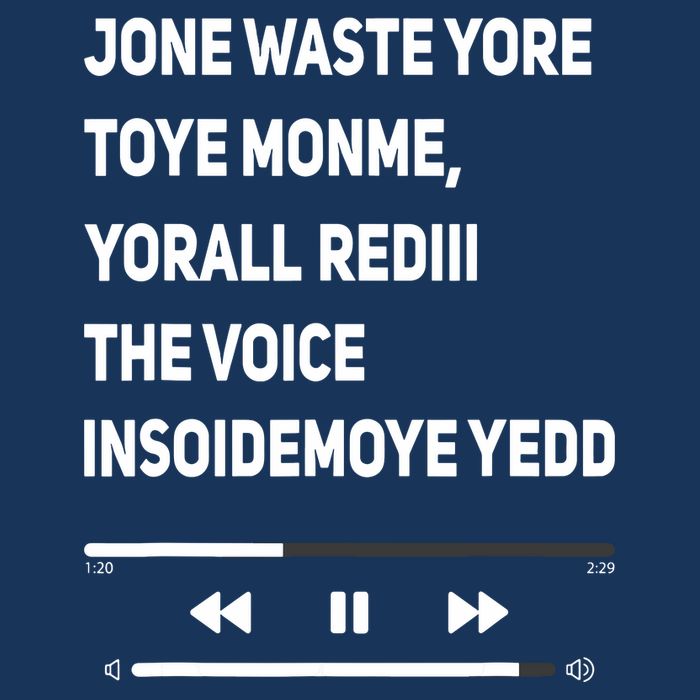 Jone Waste Yore Toye Monme Yorall Rediii The Voice Funny Button